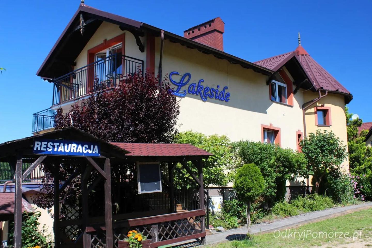 Pensjonat Nad Jeziorem Lakeside Brodnica Dolna Exterior foto